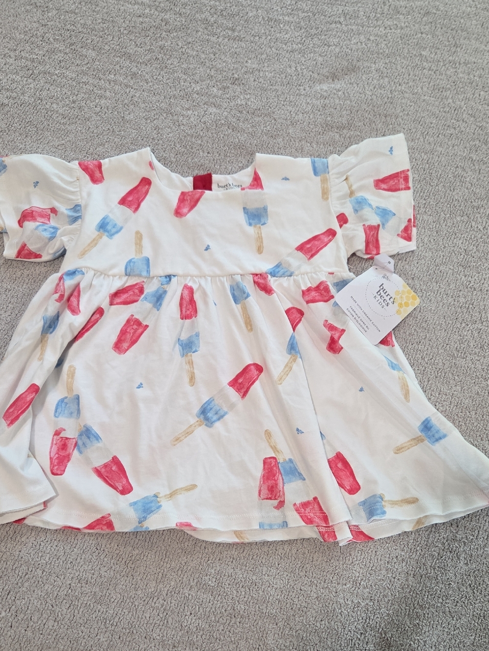 Burt's Bees Red White Blue Popsicle Top